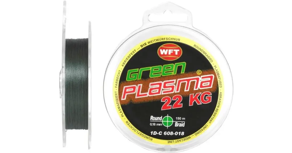Speciální Cena WFT Šňůra KG Plasma Round Green 150 m - 0,10 mm 12 kg