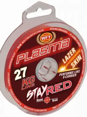 WFT Šňůra KG Plasma Stay Red 300 m - 0,08 mm 8 kg Speciální Cena