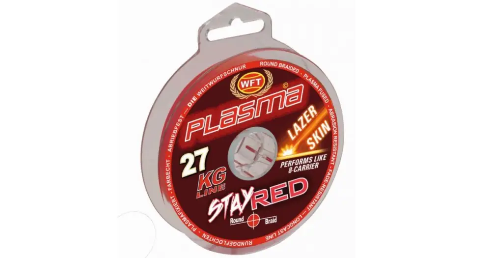 WFT Šňůra KG Plasma Stay Red 300 m - 0,08 mm 8 kg Speciální Cena