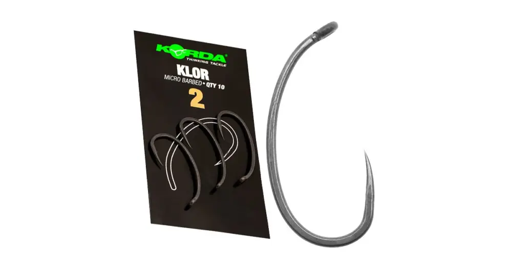 Korda Háčky Klor Barbless 10 ks - Velikost 8 Doprava Zdarma