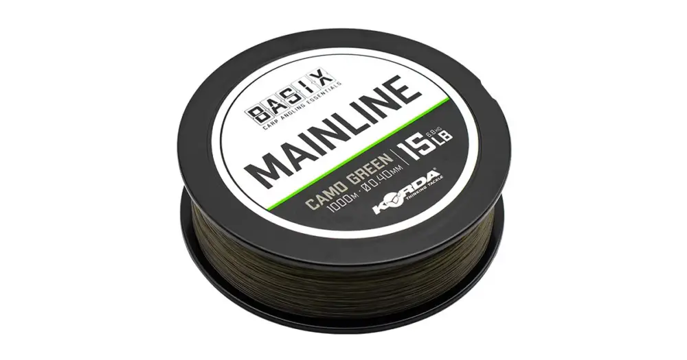 Ihned K Objednání Korda Vlasec Basix Main Line Camo Green 1000 m - 0,40 mm 6,8 kg