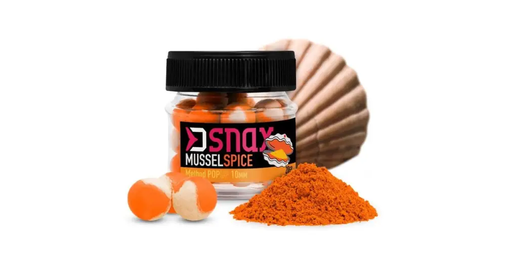 Jen Po Omezenou Doba Delphin Pop Up Nástraha D Snax Pop Mušle koření 20 g - 8 mm