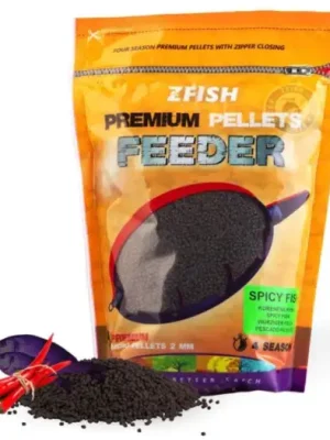 Zfish Mikro Pelety Premium Feeder Pellets 2 mm 700 g - Spicy Fish Ověřený