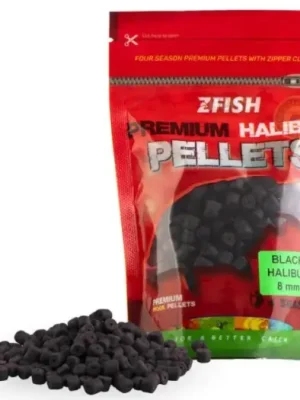 Zfish Chytací Pelety Premium Halibut Pellets Black Halibut 200 g Originální