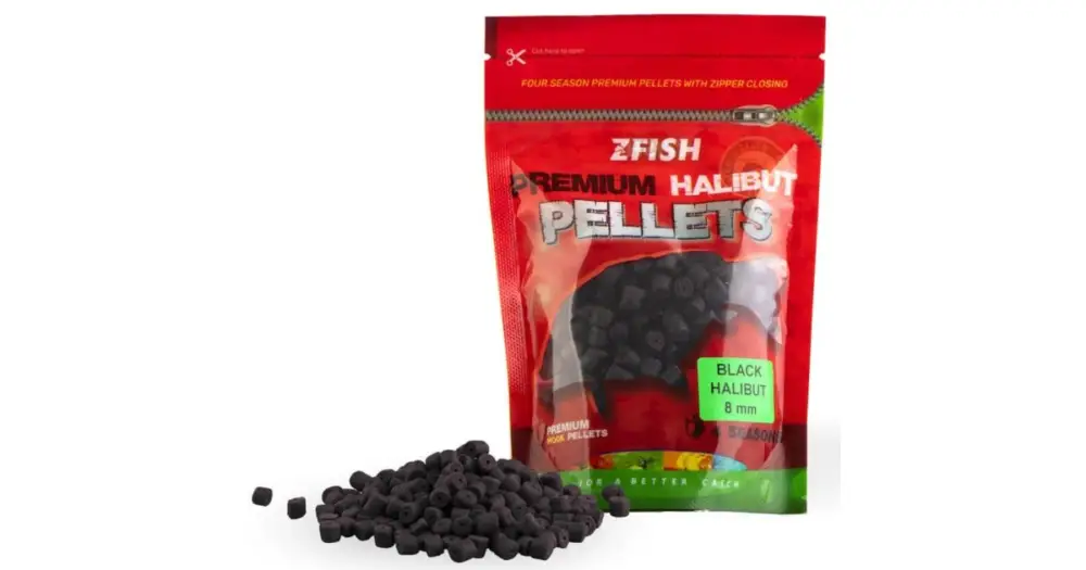 Zfish Chytací Pelety Premium Halibut Pellets Black Halibut 200 g Originální