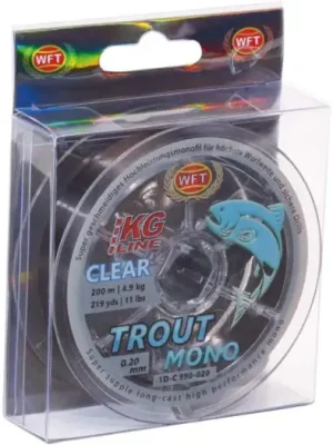 WFT Vlasec Trout Mono Black 200 m - 0,18 mm 4,5 kg Dokud Zásoby Vydrží