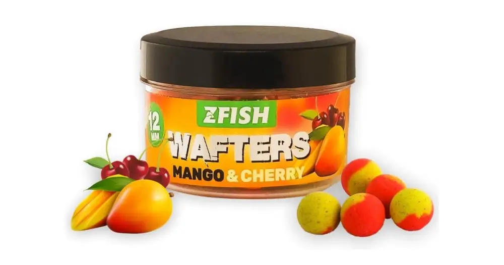 Levný Zfish Vyvážené Boilies Balanced Wafters 20 g 12 mm - Mango-Cherry