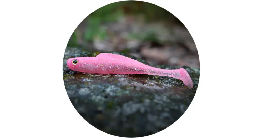 Oblíbený RedBass Gumová Nástraha Ripper Kicker Pink G UV