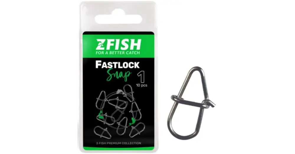 Zfish Karabina Fastlock Snap 10 ks - Velikost 1 Nosnost 9 kg Poslední Šance