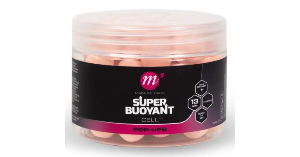 Mainline Plovoucí Boilie Super Buoyant Pop-Ups Cell 150 ml 13 mm - Pink Autentický
