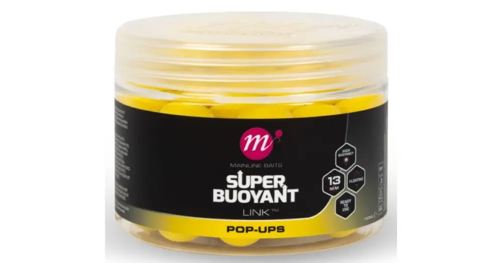 Odeslání Ihned Mainline Plovoucí Boilie Super Buoyant Pop-Ups Link 150 ml 13 mm - Yellow