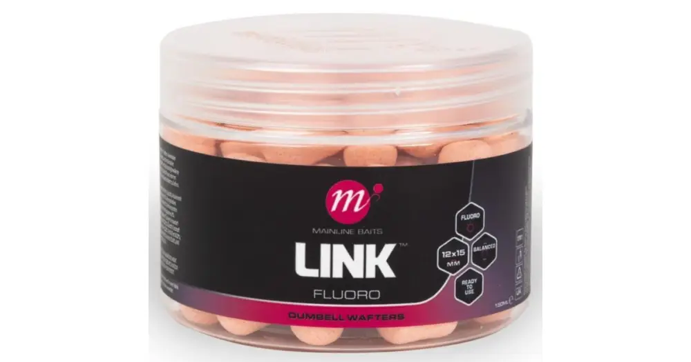 Nejlepší Volba Mainline Dumbell Fluoro Wafters Link 150 ml 12x15 mm - Pink