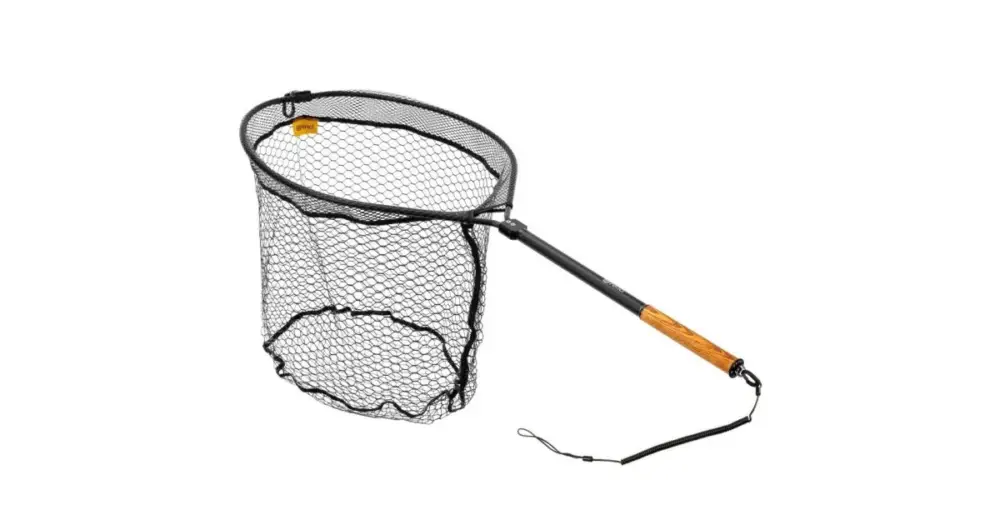 Přímo Od Výrobce Fencl Podběrák King Belly Boat Karbon Rukojet a Pojistné Lano Plovoucí XXL 68x54 cm