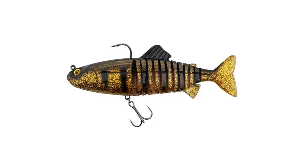 Horká Nabídka Fox Rage Gumová Nástraha Jointed Replicant Golden Perch - 23 cm 130 g