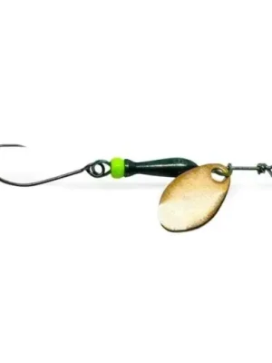 Značkový JigovkyCZ Třpytka Classic Barbless Pink Gold (Black/Chartreuse Body)