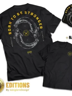 4ANGLERSDESIGN Tričko Born To Be Stronger - XL Jen Po Omezenou Doba