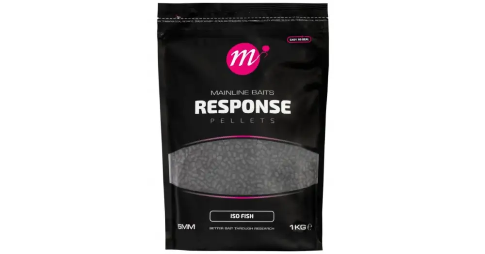 Originální Mainline Pelety Response Pellet ISO Fish 5 mm