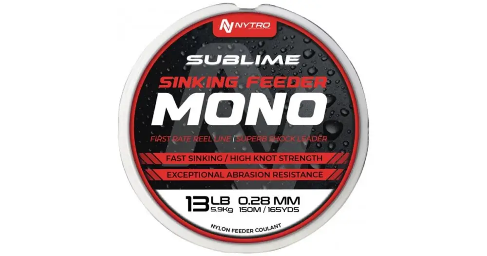 Nytro Vlasec Sublime Sinking Feeder Mono 150 m - 0,28 mm 4,5 kg Ověřený