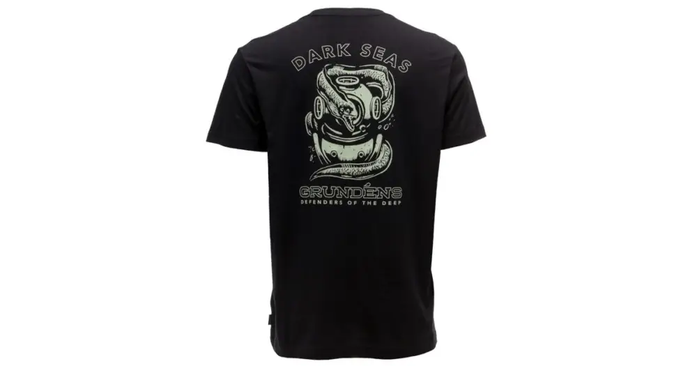 Oblíbený Grundéns Tričko Dark Seas X Grundens Luminate SS T-Shirt Black - S