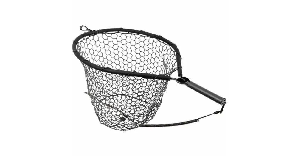 Koupit Online Fencl Muškařský Podběrák King XL Karbon Se Silikonovou Sítí Magnetický Držák a Pojistné Lanko Plovoucí 57x47 cm