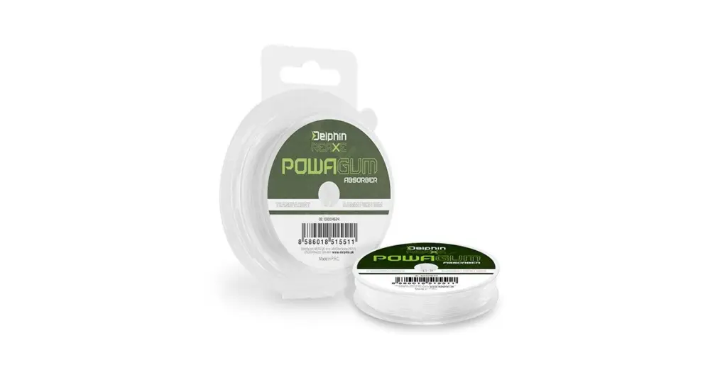 Delphin Powa GUM Absorber REAXE Čirá 10 m - 1 mm 8 kg Nejlepší Volba