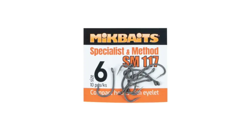 Mikbaits Háčky Specialits & Method SM 117 Hook 10 ks - 12 Ihned K Objednání