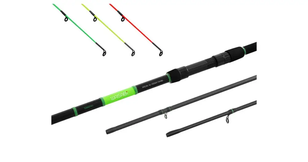 Originální Delphin Prut Wasabi Feeder NXT 3 m 100 g 3-díl