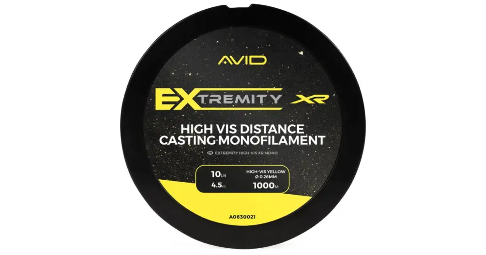 Must-Have Avid Carp Vlasec Extremity Hi-Vis XR Mono 1000 m - 0,26 mm 4,5 kg