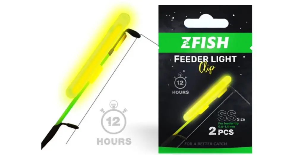 Víkendová Akce Zfish Chemické Světlo Feeder Clip 2 ks - SS 3x24 mm (Tip 0,6-1,4 mm)