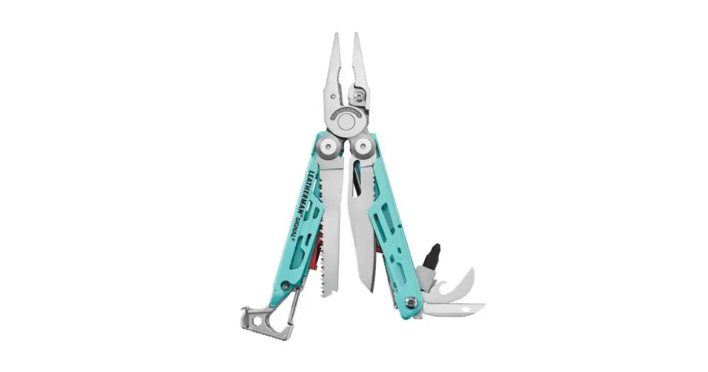 Nakupujte Hned Leatherman Kleště Signal Aqua Stainless