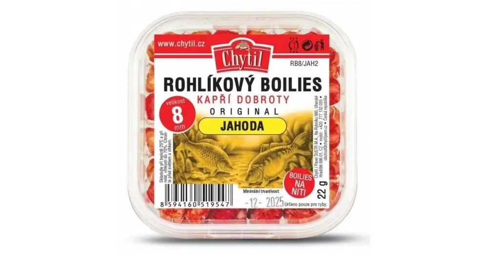 Chytil Rohlíkový Boilies 8 mm 22 g - Scopex Finální Výprodej