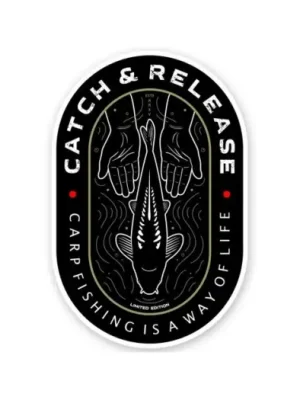 4ANGLERSDESIGN Samolepka 97 Catch And Release Carpfishing Omezená Nabídka
