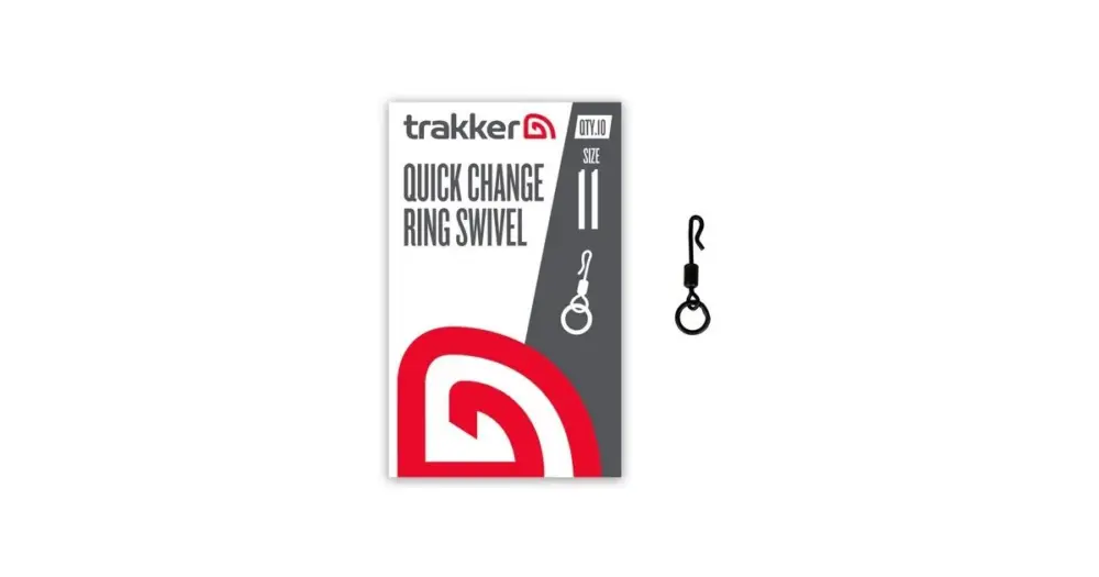 Ověřený Trakker Obratlík s Kroužkem Quick Change Ring Swivel 10 ks - Velikost 11