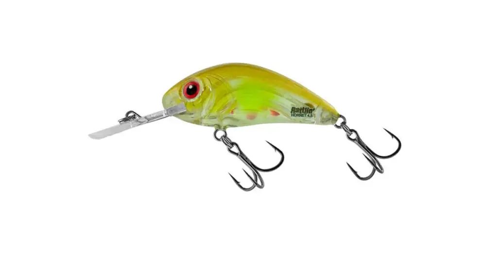 Salmo Wobler Rattlin Hornet Floating Clear Ayu - 6,5 cm Tovární Cena