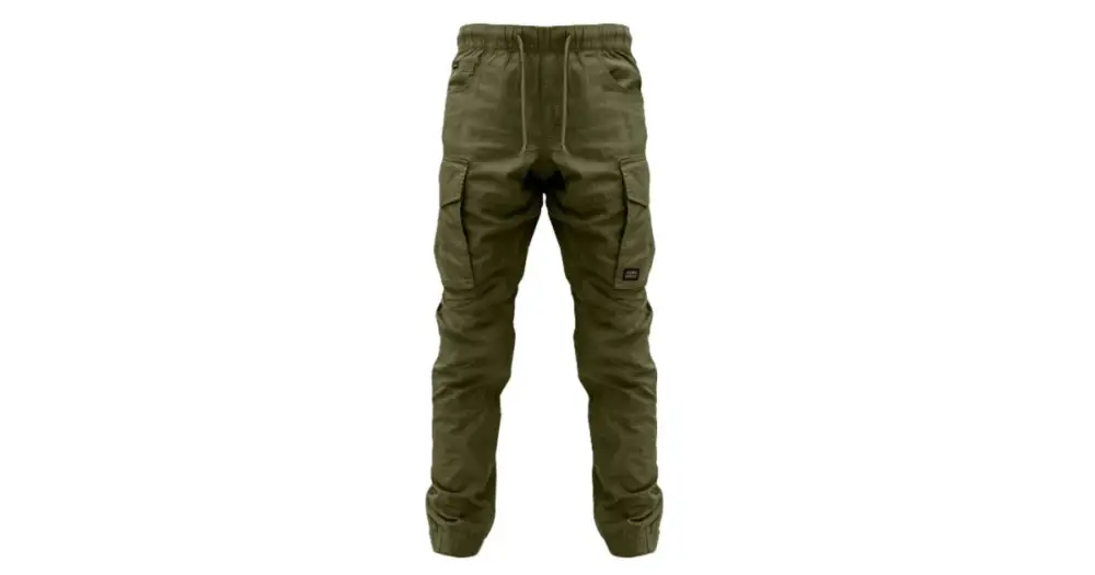 Víkendová Akce Kumu Lehké Kalhoty Utility Cargos Khaki