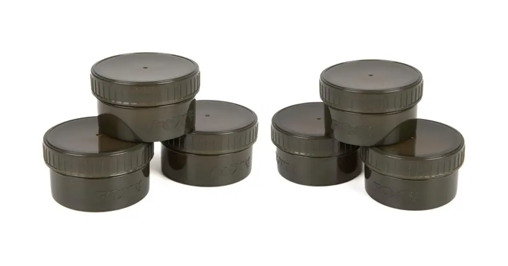 Fox Krabička Na Nástrahy Edges Hookbaits Pots Half 6 ks Horká Nabídka