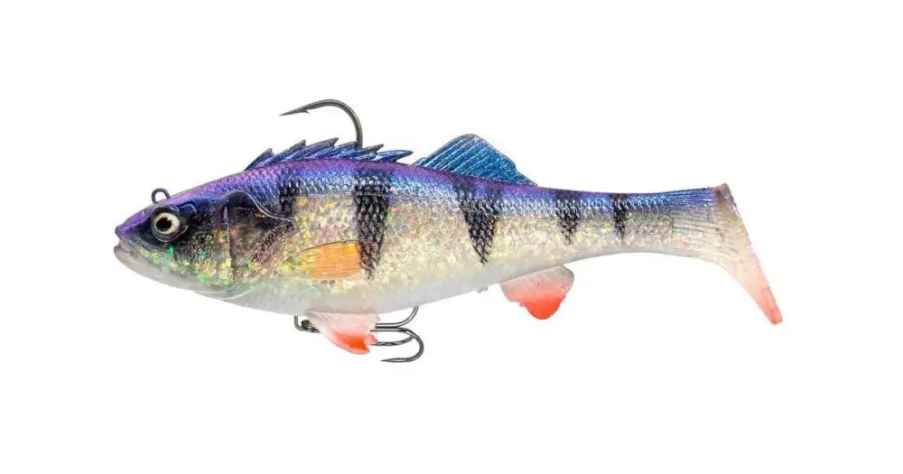 Savage Gear Gumová Nástraha 3D Perch RTF FS Blue Perch - 12,5 cm 37 g Akce