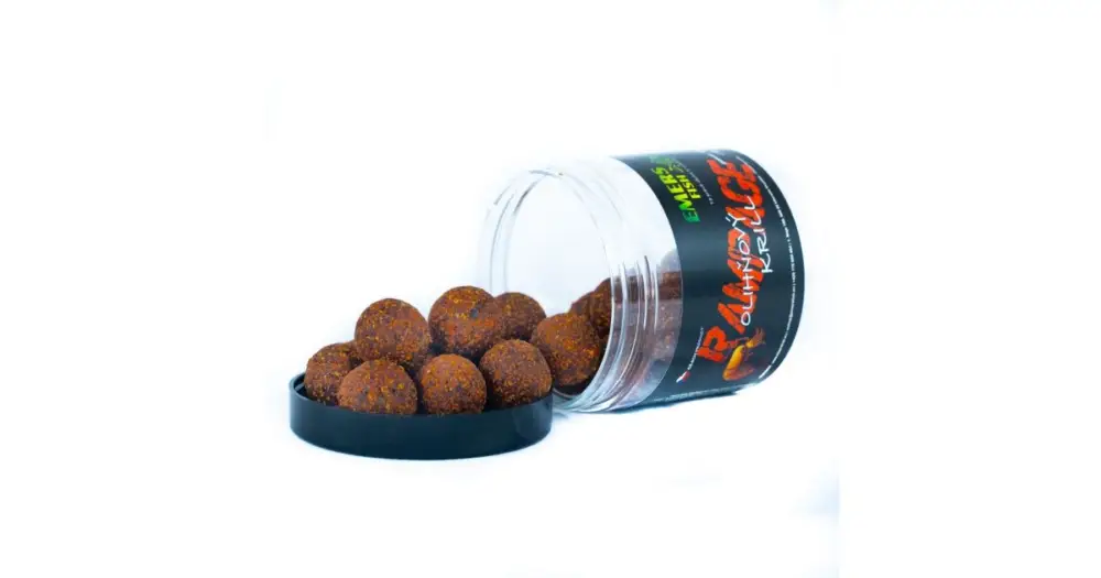 Ověřený Emersfish Boilie Rampage Olihňový Krill 100 g - 24 mm