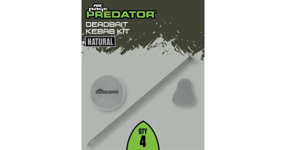 Fox Rage Predator Sada Ležící Nástrahy Deadbait Kebab Kit - Natural Must-Have