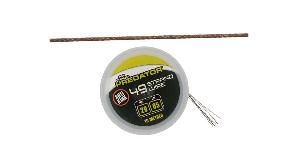Přímo Od Výrobce Fox Rage Predator Lanko 19-Strand Coated Wire 10 m
