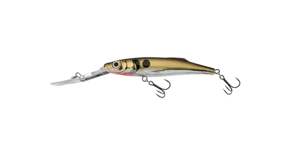 Top Prodej Salmo Wobler Freediver Super Deep Runner Gold Black Back - 7 cm 8 g
