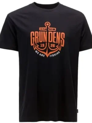 Akční Nabídka Grundéns Tričko Logo Anchor SS T-Shirt Black - XL