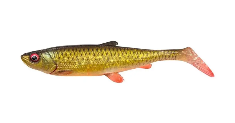 Horká Nabídka Savage Gear Gumová Nástraha 3D Herring Shad V2 Clear Rudd - 21,5 cm 65 g 1 ks
