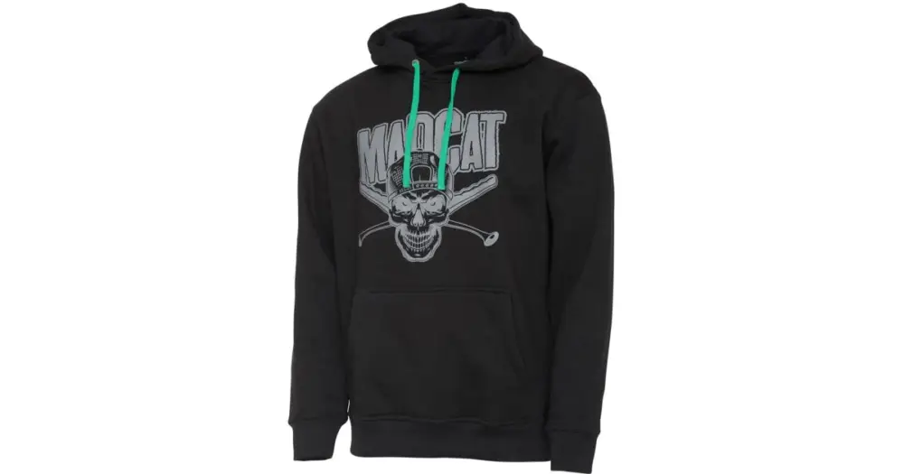 Madcat Mikina Skull Hoodie Black - XXL Sleva