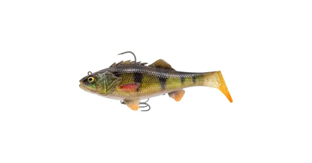 Vrácení Zdarma Savage Gear Gumová Nástraha 3D Perch RTF FS Brown Perch - 20 cm 137 g