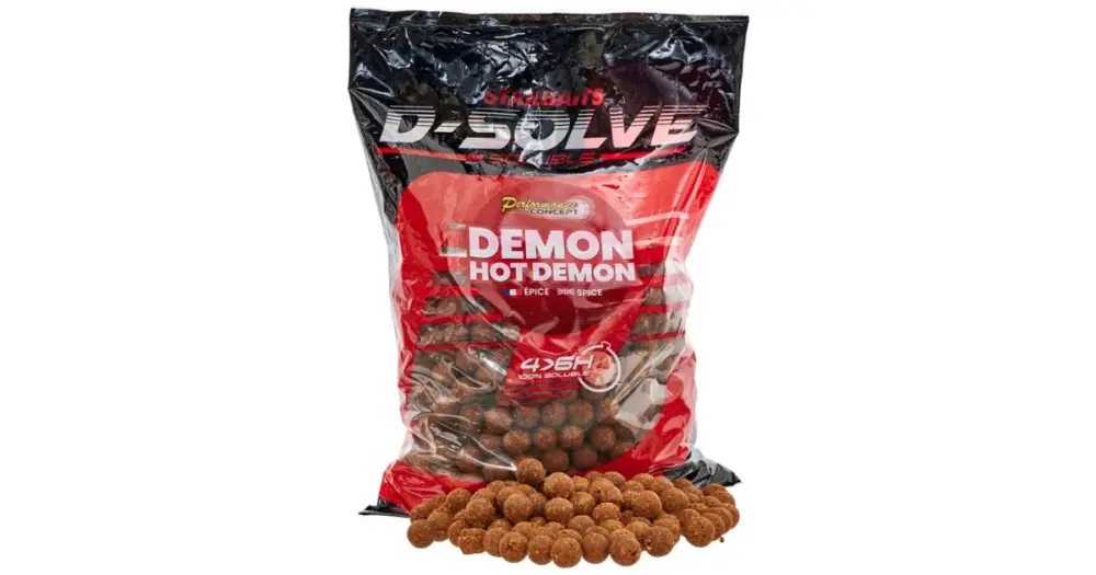 Starbaits Rozpustné Boilie D-Solve Boilies Hot Demon 2,5 kg 20 mm Doprava Zdarma