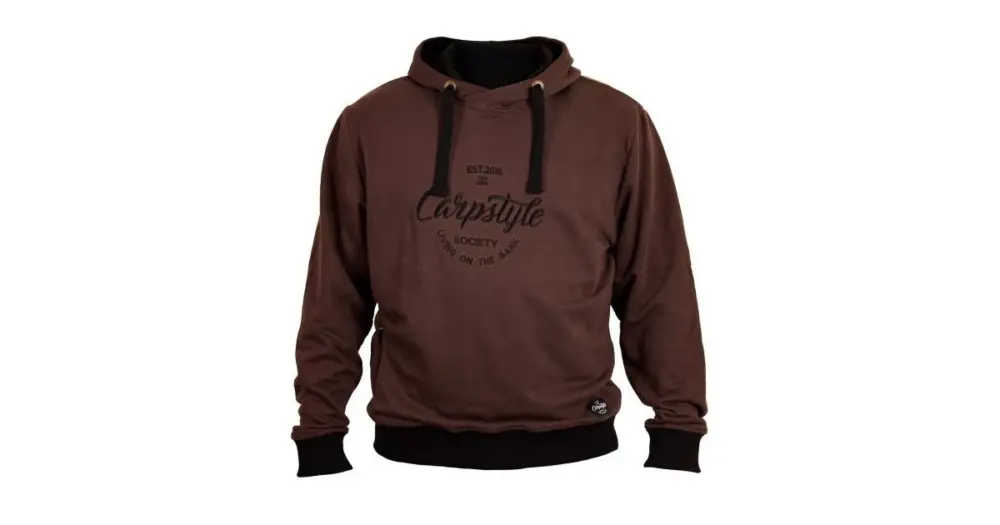 Carpstyle Mikina Brown Forest Hoodie - XL Ověřený