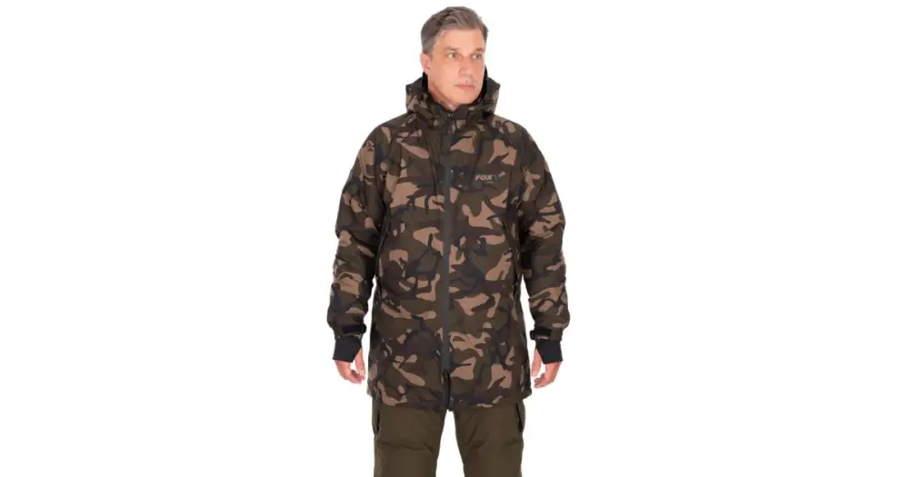 Originální Fox Bunda Camo Sherpa Tec 3/4 Jacket Limited - S