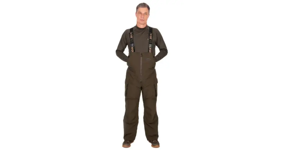 Fox Kalhoty Khaki Sherpa Tec Sallopettes - S Cenově Výhodný