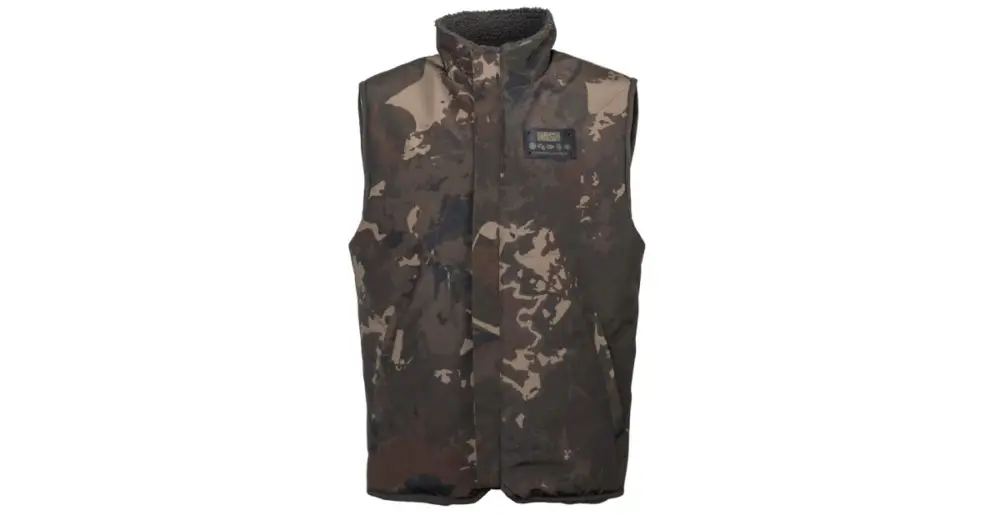 Nash Vesta Zero Tolerance Sherpa Fleece Reversible Body Warmer - S Cenově Výhodný